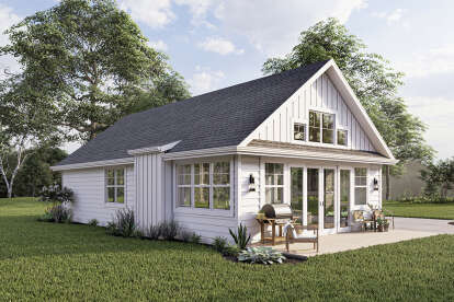 Modern Farmhouse House Plan #1462-00032 Elevation Photo