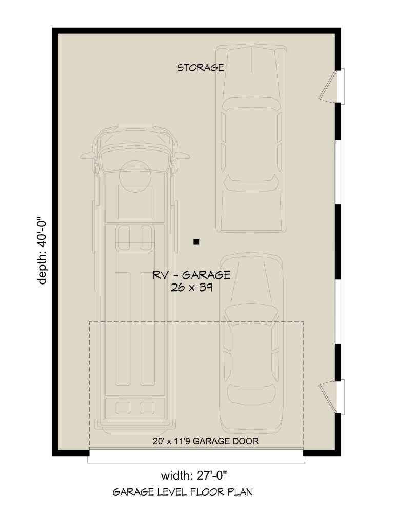 House Plan House Plan #25350 Drawing 1