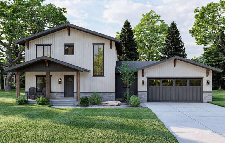 House Plan House Plan #25353 Front Elevation 