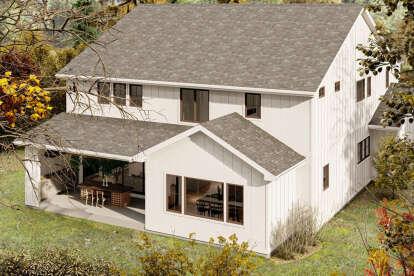 Modern Farmhouse House Plan #963-00501 Elevation Photo