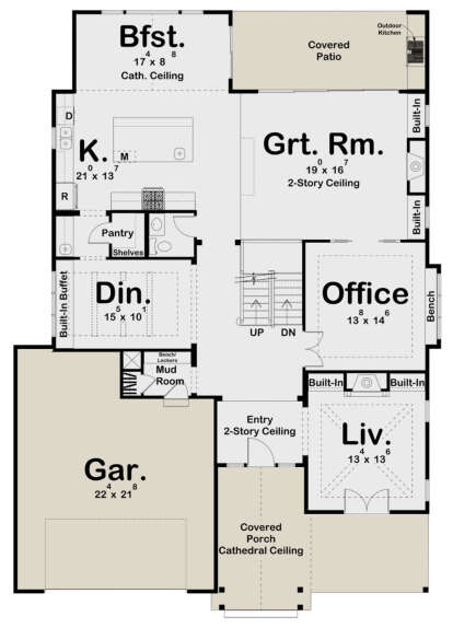 Main Floor for House Plan #963-00501