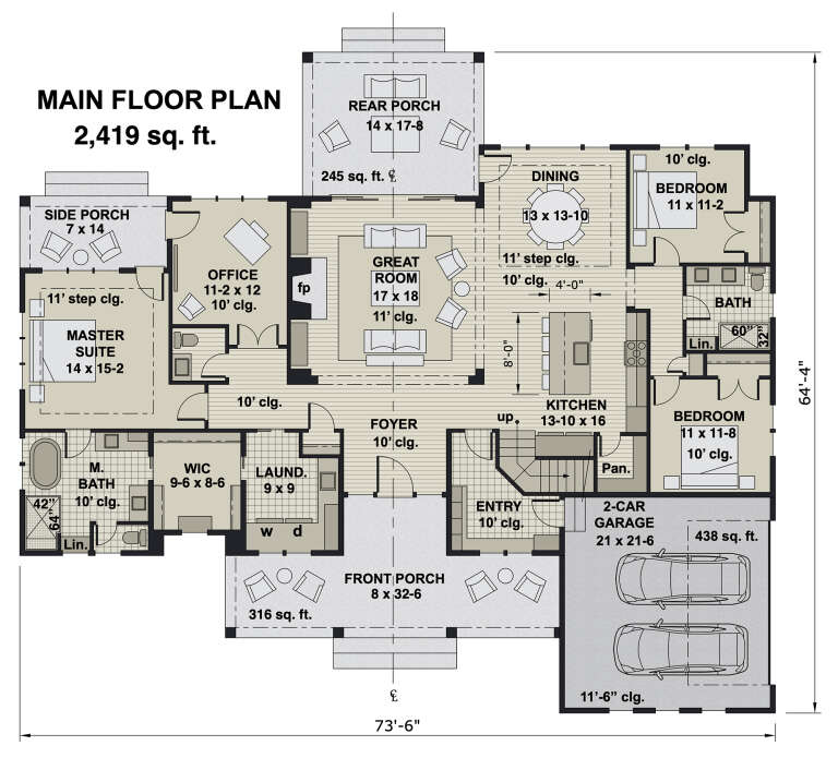 House Plan House Plan #25356 Drawing 1