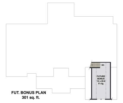 Bonus Room for House Plan #098-00329