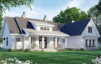 Modern Farmhouse House Plan #098-00330 Elevation Photo