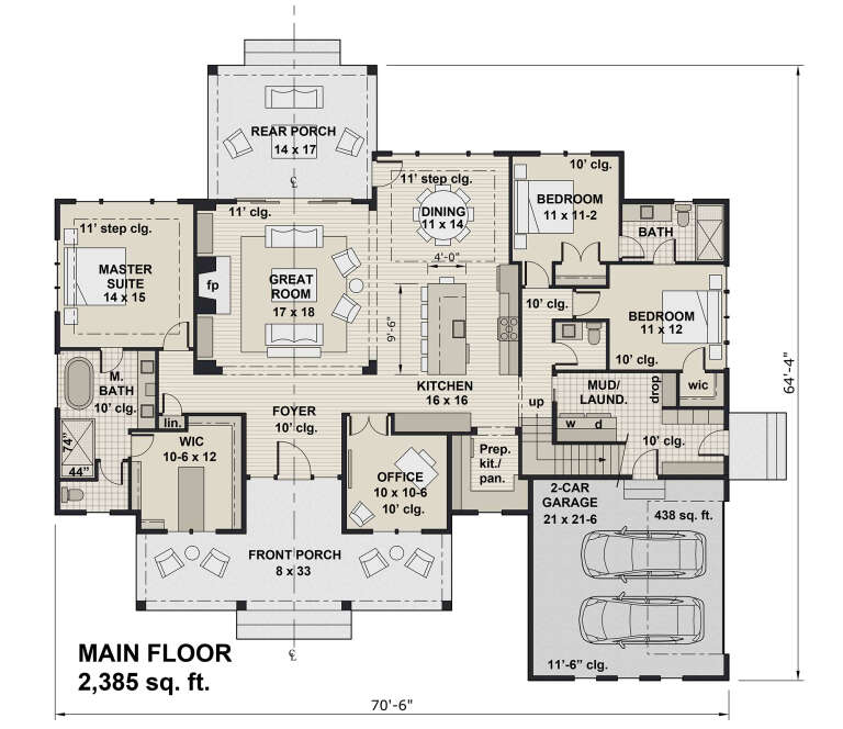 House Plan House Plan #25357 Drawing 1