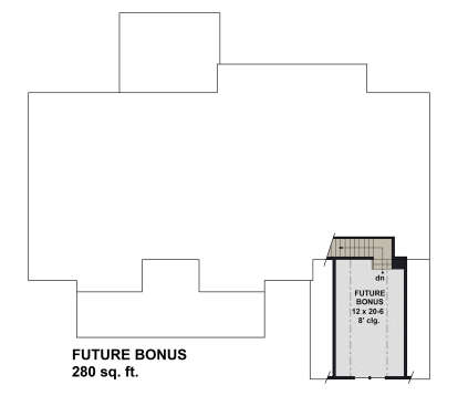 Bonus Room for House Plan #098-00330