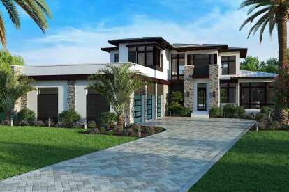 Florida House Plan #5565-00024 Elevation Photo