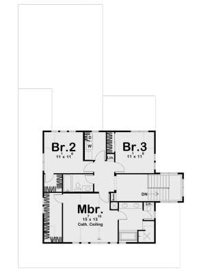 Second Floor for House Plan #963-00503