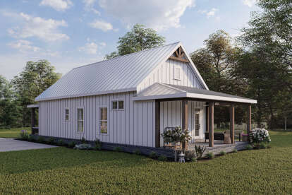 Modern Farmhouse House Plan #009-00303 Elevation Photo