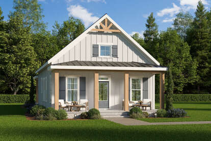 Modern Farmhouse House Plan #009-00303 Elevation Photo
