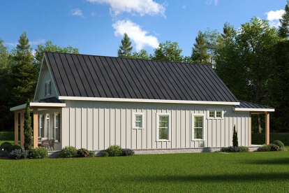 Modern Farmhouse House Plan #009-00303 Elevation Photo