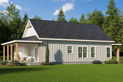 Modern Farmhouse House Plan #009-00303 Elevation Photo