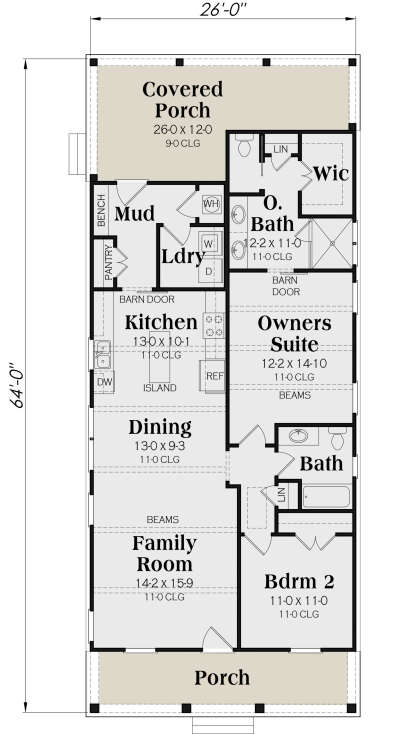 House Plan House Plan #25362 Drawing 1