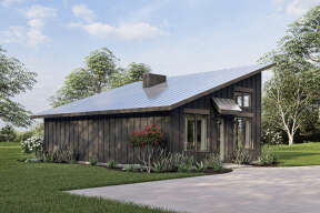 Modern House Plan #1462-00033 Elevation Photo