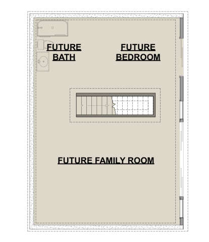 Basement for House Plan #1462-00033