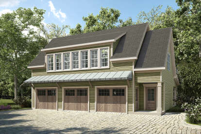 2 Bed, 1 Bath, 1315 Square Foot House Plan - #6082-00187