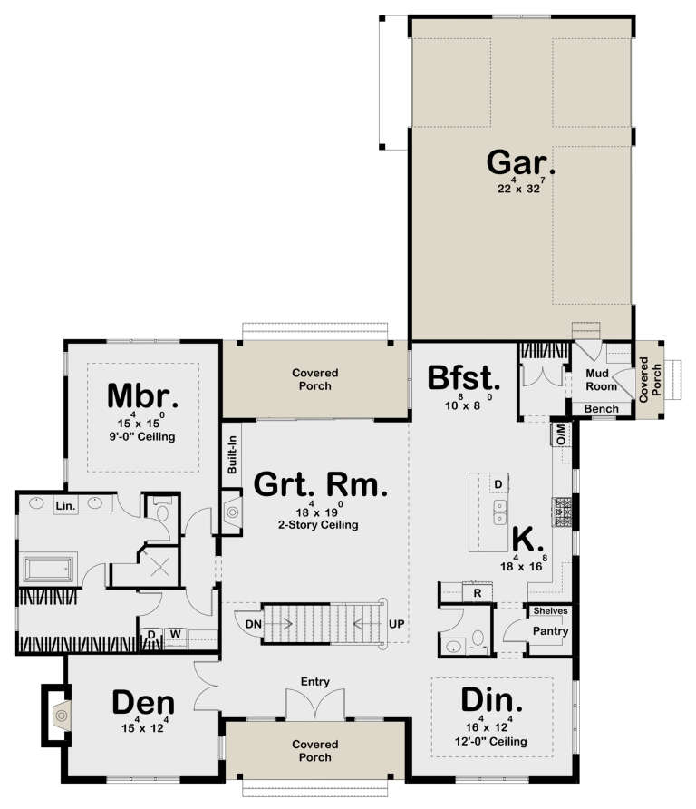 House Plan House Plan #25368 Drawing 1