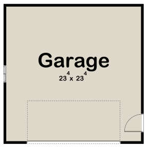 Garage Floor for House Plan #963-00505