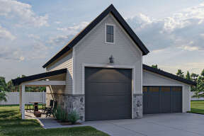 Modern Farmhouse House Plan #963-00506 Elevation Photo
