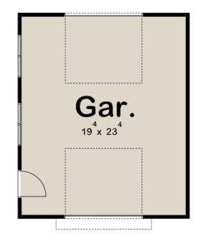 Garage Floor for House Plan #963-00508