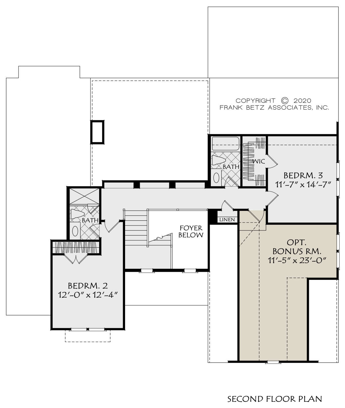 Second Floor for House Plan #8594-00449