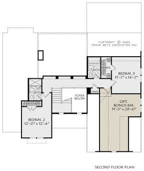 Second Floor for House Plan #8594-00449