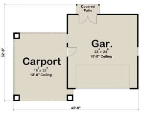 Garage Floor for House Plan #963-00509