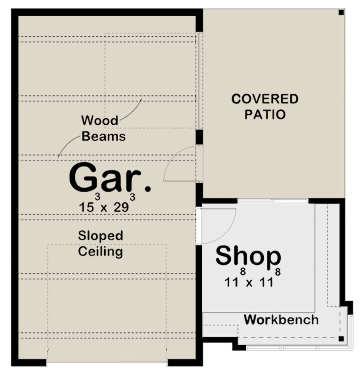Garage Floor for House Plan #963-00511