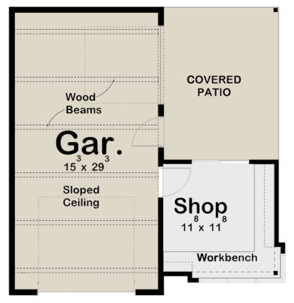 Garage Floor for House Plan #963-00511