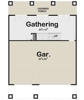 Garage Floor for House Plan #963-00512