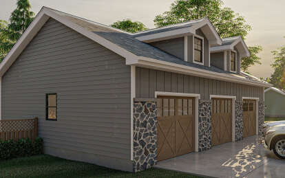Craftsman House Plan #963-00513 Elevation Photo