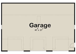 Garage Floor for House Plan #963-00513