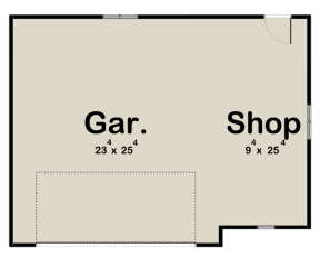 Garage Floor for House Plan #963-00515