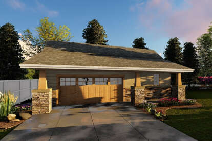 House Plan House Plan #25383 Front Elevation 