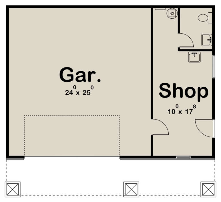 House Plan House Plan #25383 Drawing 1