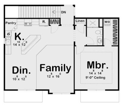 Second Floor for House Plan #963-00517