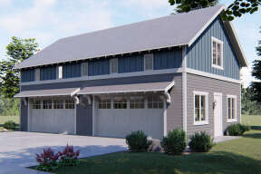 Craftsman House Plan #963-00518 Elevation Photo