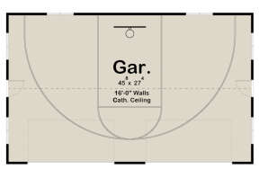 Garage Floor for House Plan #963-00518