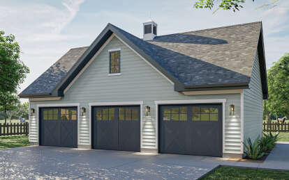 House Plan House Plan #25386 Angled Front Elevation