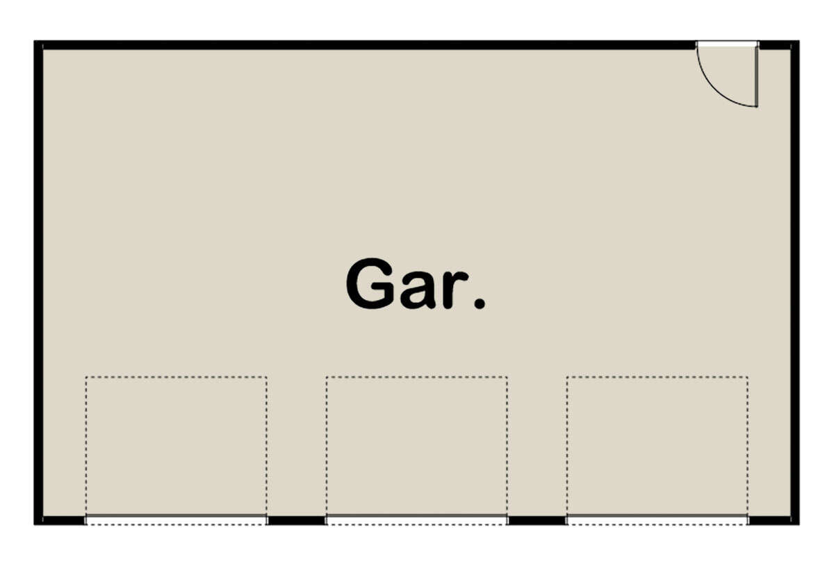 Garage Floor for House Plan #963-00519