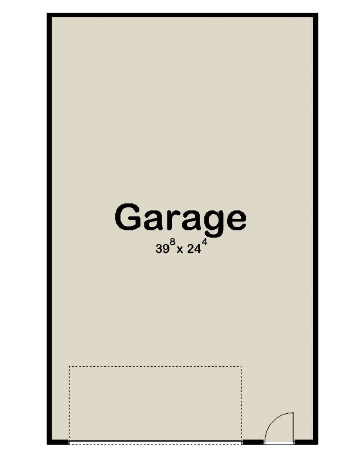 Garage Floor for House Plan #963-00521