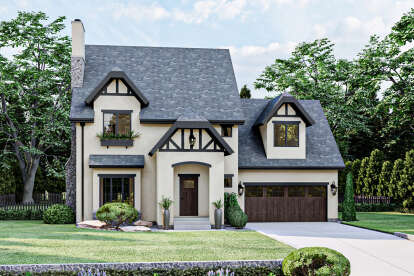 Tudor House Plan #963-00522 Elevation Photo