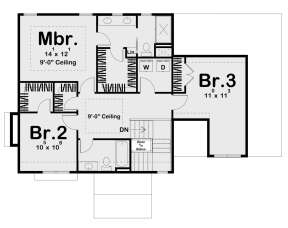 Second Floor for House Plan #963-00522