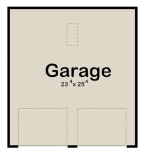 Garage Floor for House Plan #963-00523