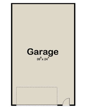 Garage Floor for House Plan #963-00524