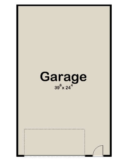 Garage Floor for House Plan #963-00524