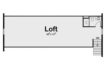Loft for House Plan #963-00525
