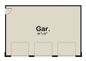 Garage Floor for House Plan #963-00528