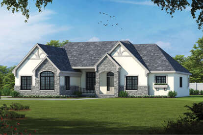 2 Bed, 2 Bath, 2632 Square Foot House Plan - #402-01694