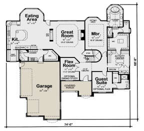 Main Floor for House Plan #402-01694